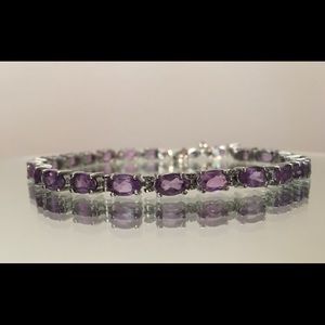 Amethyst Tennis Bracelet.  NWT